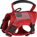 IronSeals Tactical Nylon Adjustable Dog Vest Harness Comfy Mesh Padding Puppy by IronSeals