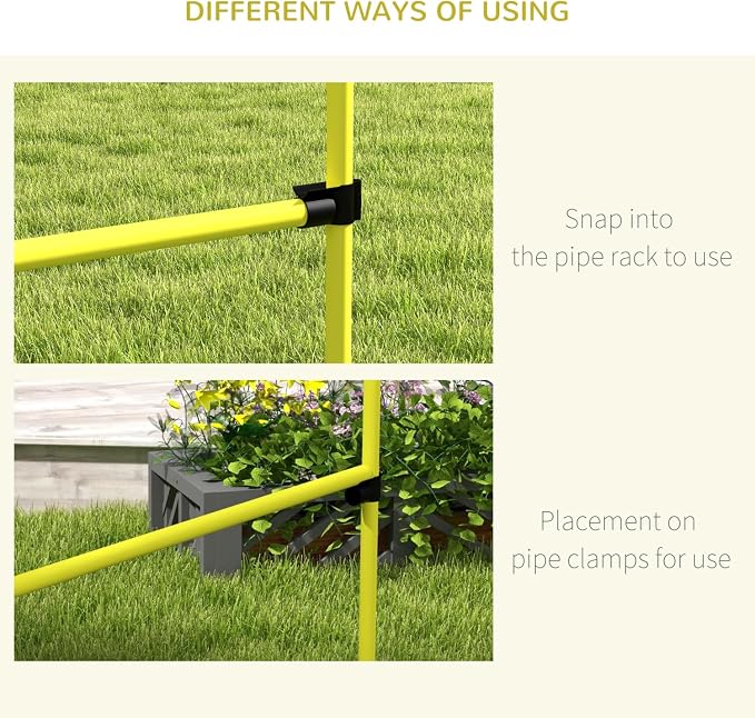 4 Piece Adjustable Dog Agility Jump Set Training Kit - Image 2