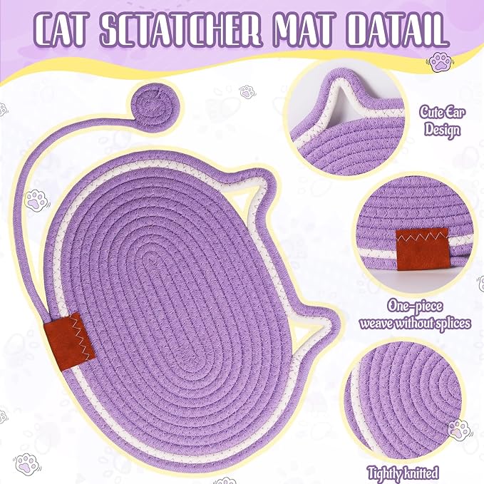 2 PC Cat Scratcher Mat - Image 3