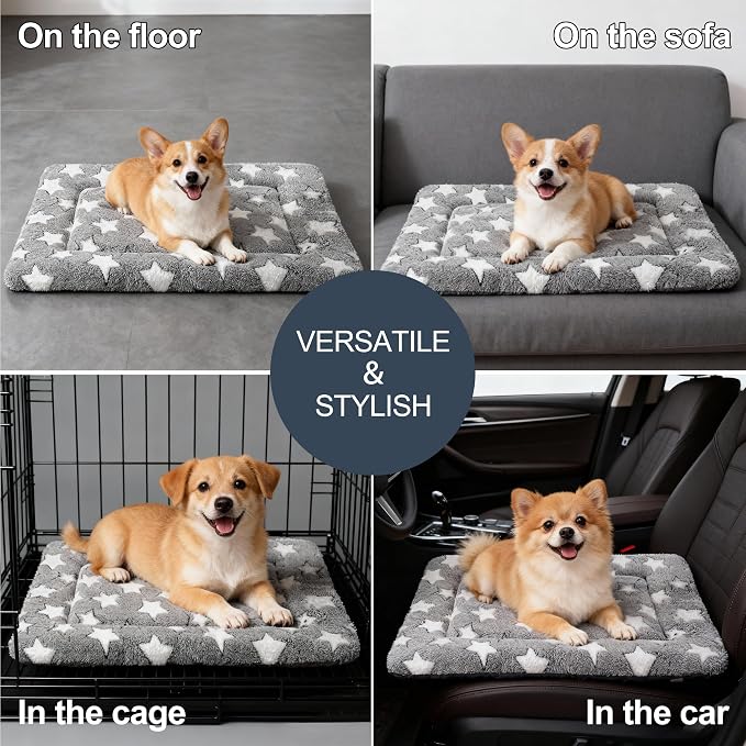 Dog Bed Mat - Comfortable Kennel Pad, Soft Support) - Image 5
