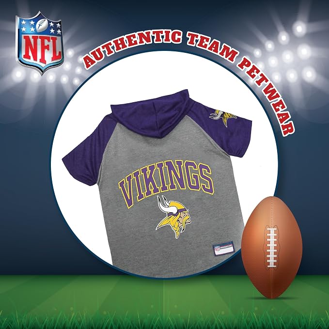 Pets First NFL Minnesota Vikings Hoodie - Image 3