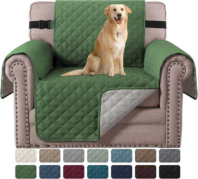 H.VERSAILTEX Water Resistant Dog Chair Cover Reversible Chair Couch Slipcover by HVERSAILTEX