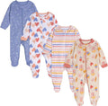 Onesies Brand Baby Girls' 4-pack Sleep 'N Play Footies Multi Pack by OnesiesBrand