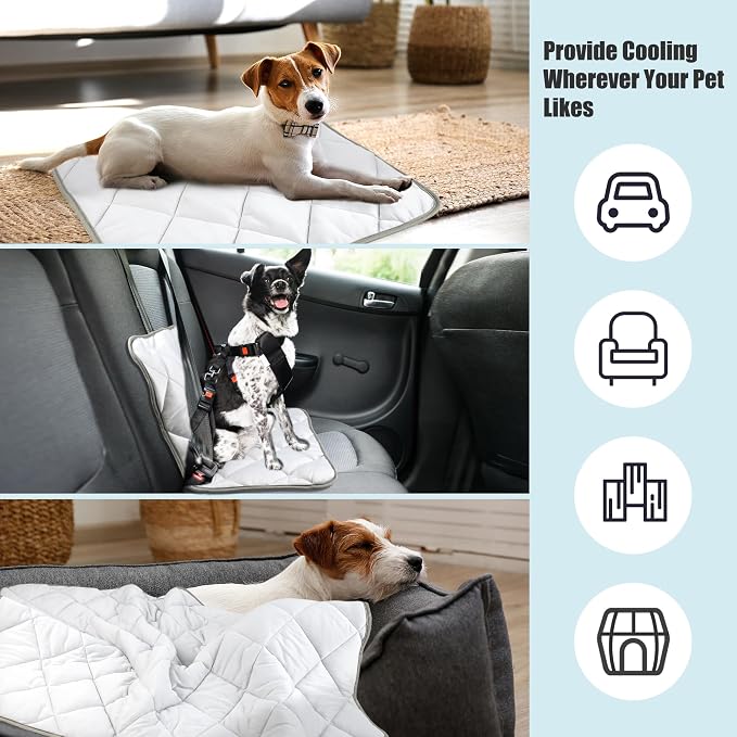 Leekalos Dog Cooling Mat, Pet Cooling Pads - Image 4