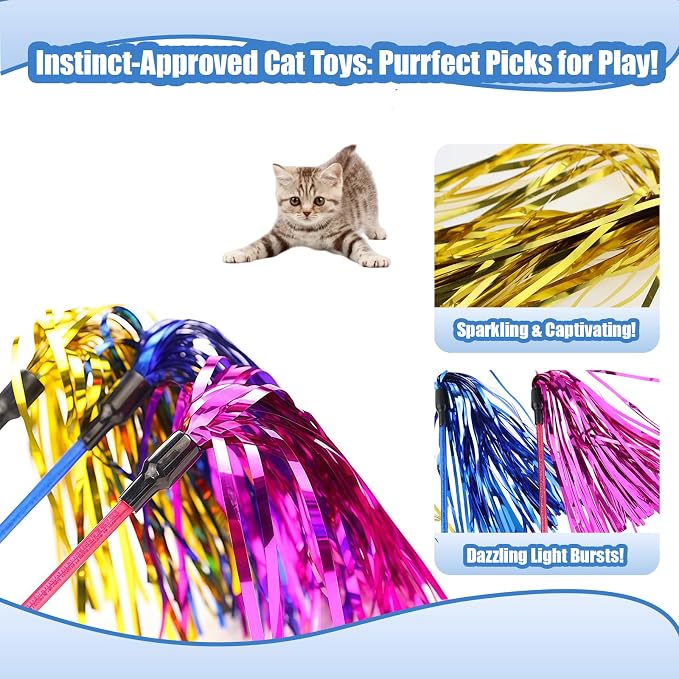 ADUCK Interactive Cat Teaser Wand Toy - Image 5