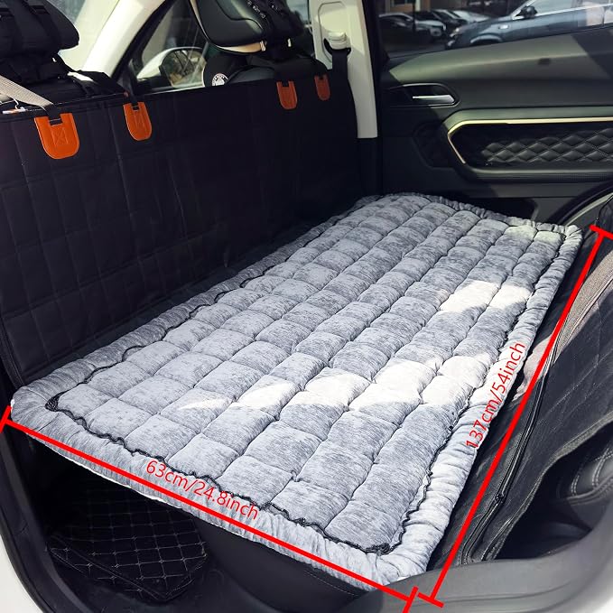 Backseat Pet Bed Mat, Truck Plaid Dog Bed - Image 4