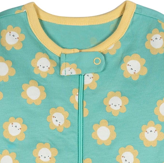Onesies Brand Baby Girls' 4-pack Sleep 'N Play Footies Multi Pack - Image 2