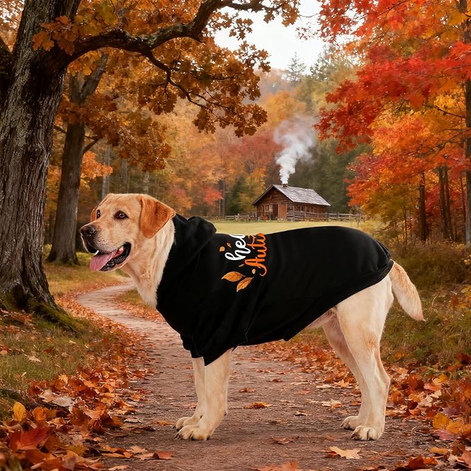 EXPAWLORER Fall Dog Hoodie-Soft and Warm Dog Sweaters, Pet Clothes Autumn - Image 8
