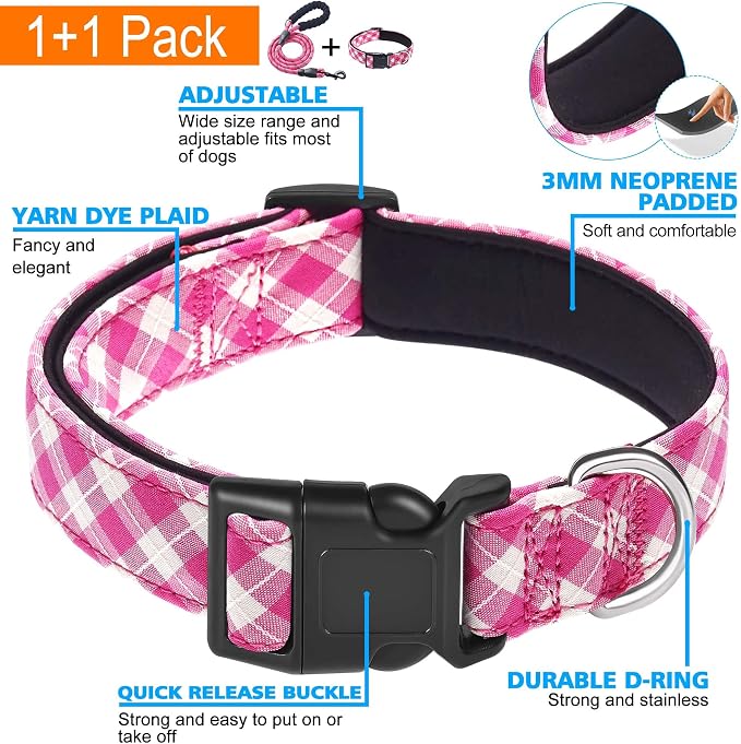 Reflective Dog Collar Padded - Image 3