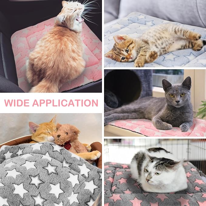 VitalCozy 4 Pcs Dog Crate Pads, Ultra Soft Warm Washable Anti-Slip Kennel Bed - Image 3