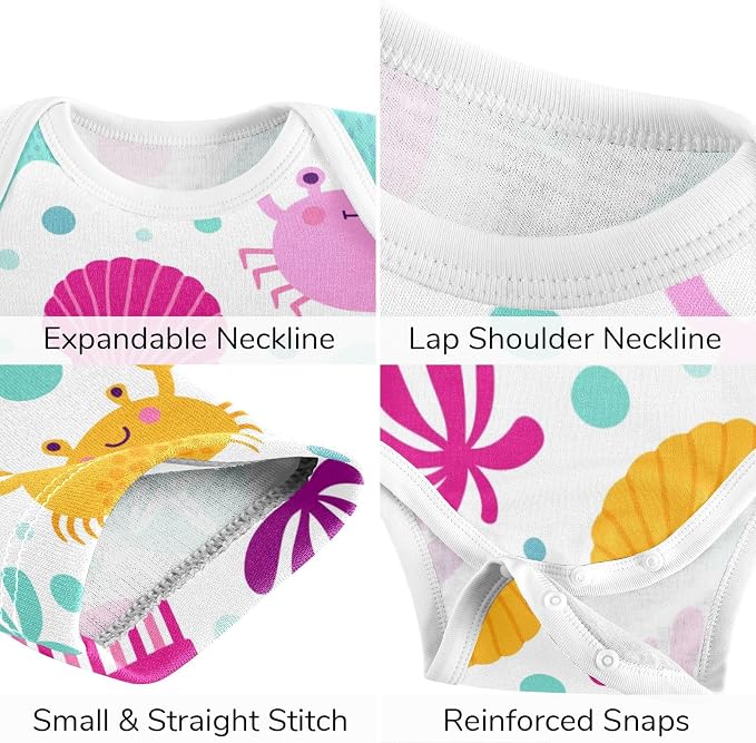 Baby Clothes Set Infant Bodysuits Pants Sets 0-24M - Image 4
