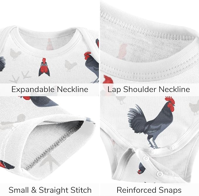 Baby Clothes Set Infant Bodysuits Pants Sets 0-24M - Image 4