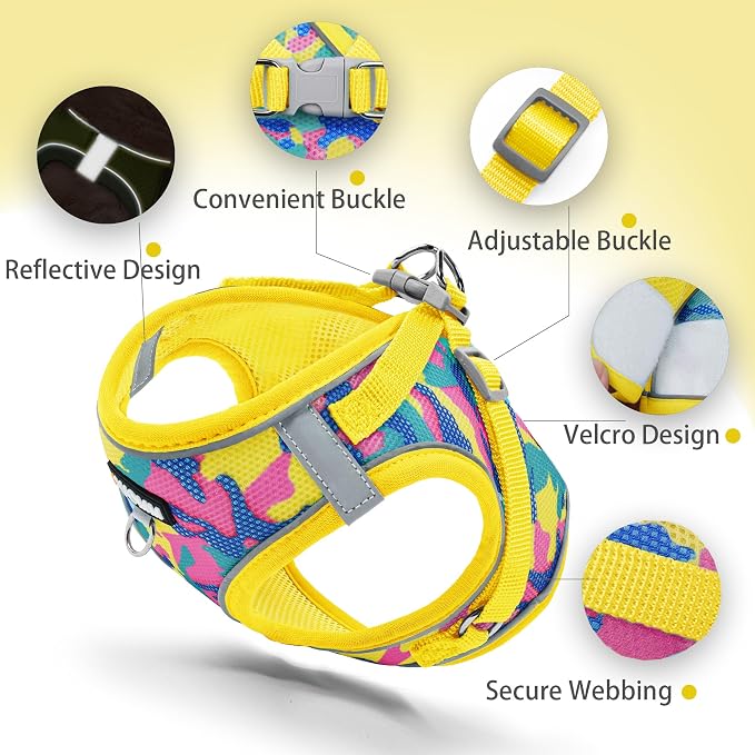 Step in Dog Harness with Leash Set, Adjustable Soft Padded and Breathable Mesh - Image 3