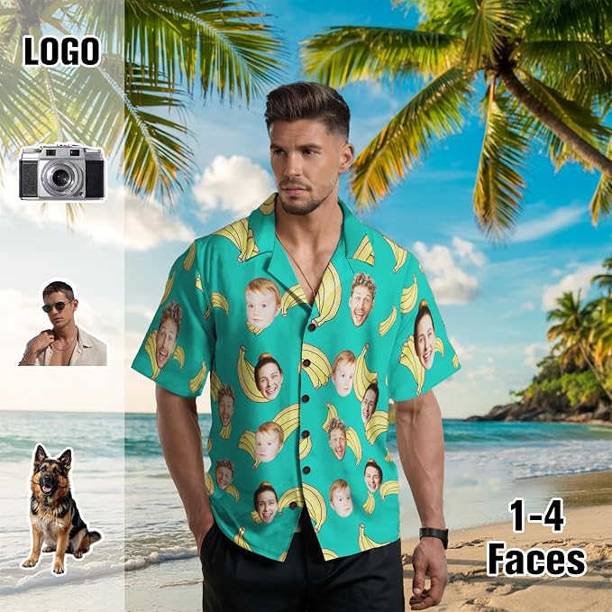 Custom Hawaiian Shirt with Face - Image 6