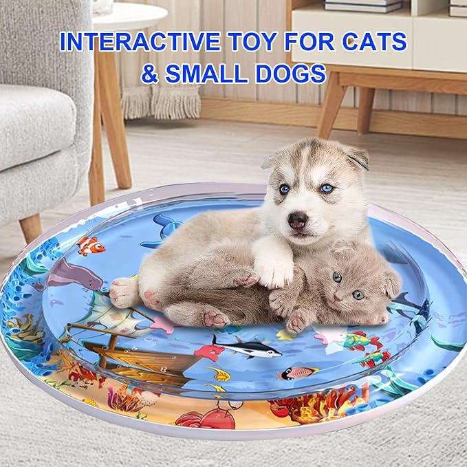 Cat Water Mat 2025 Upgraded 0.5mm Thickened Sensory Water Palymat, Anti-Scratch - Image 5