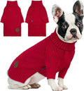 cyeollo Warm Small Dog Christmas Sweater, Knit Cold Weather Doggy Sweaters by CYEOLLO