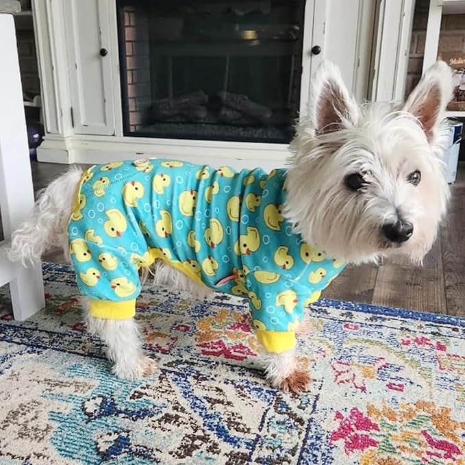 KYEESE Dog Pajamas Stretchy Pet Jammies Coat Comfy Pet Onesie Costume Velvet - Image 2