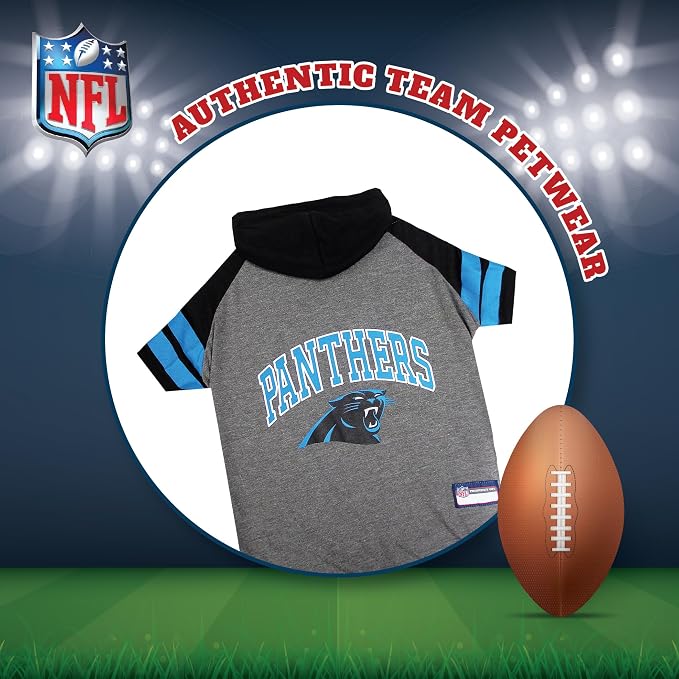 Pets First Hoodie for Dogs & Cats. NFL Football Licensed Dog Hoody Tee Shirt - Image 3