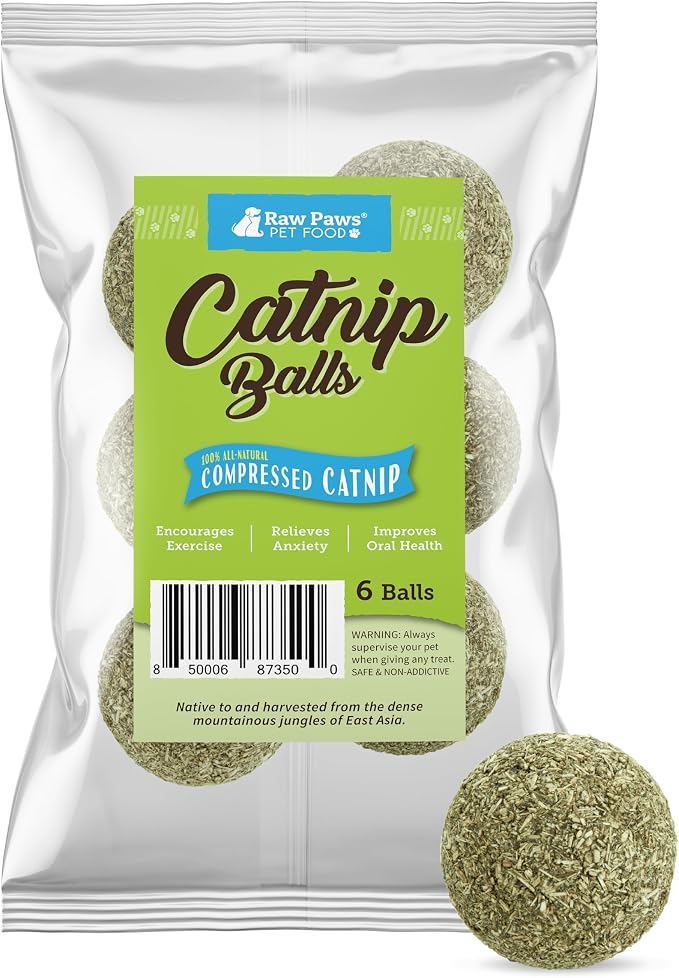 Raw Paws Catnip Balls for Cats, by RawPawsPetFood