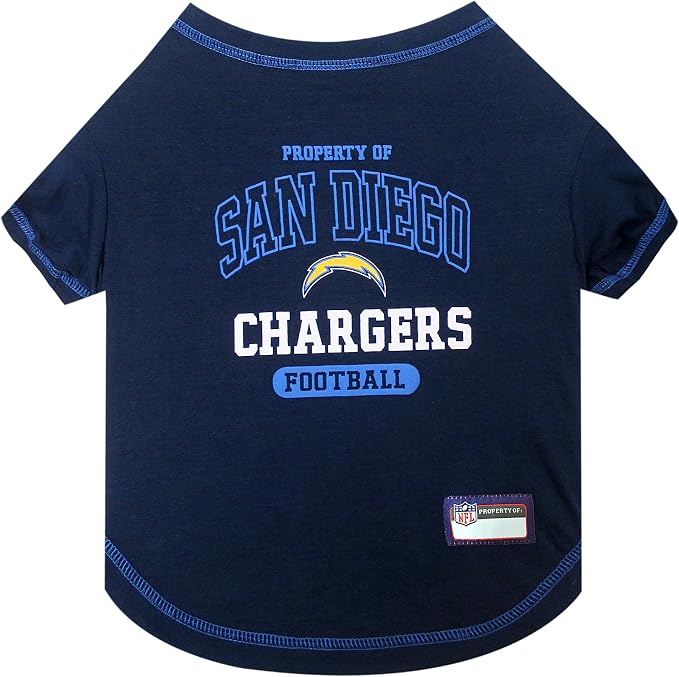 NFL Los Angeles Chargers Dog T-shirt Large. by PETSFIRST