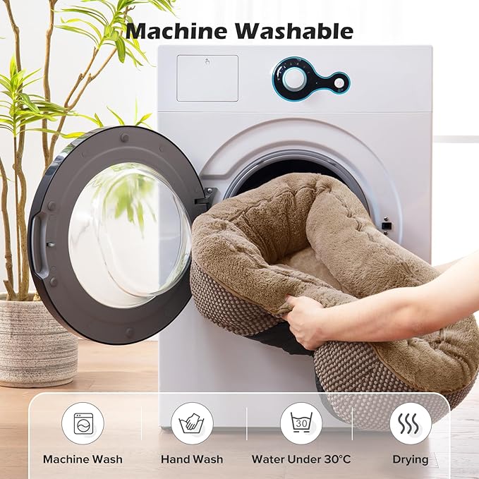 INVENHO Small Dog Bed Orthopedic Warming Soft Calming Sleeping Durable - Image 6