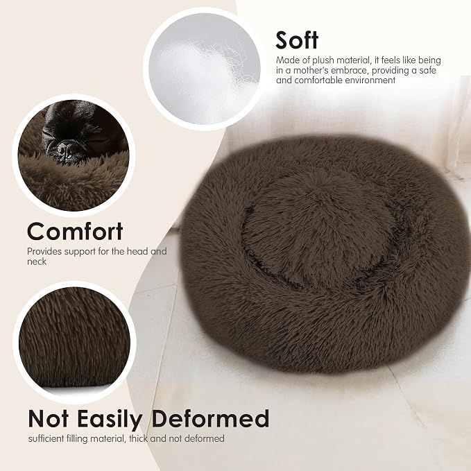 Hoewina Dog & Cat Bed, 20in Cat Beds - Image 4