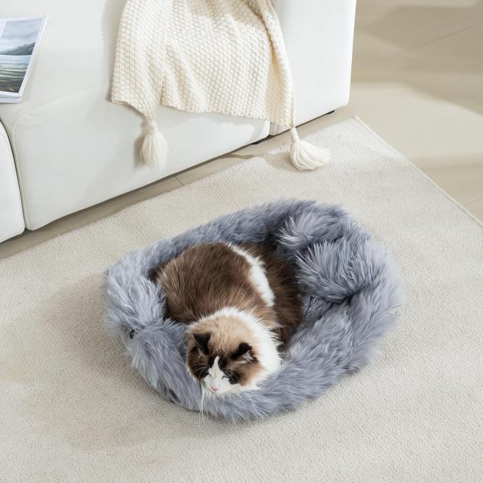 Self Warming Dog Cat Bed Mat 19.6x31.4 inch, Washable Soft Plush Faux Fur - Image 6