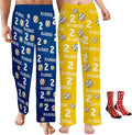 Custom Pajama Pants for Women Men, Personalized 67 Name Photo PJ Family Six by Artsadd