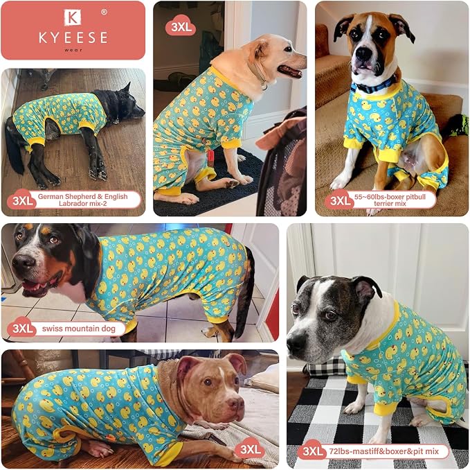 KYEESE Dog Pajamas Velvet Dog Pajamas Large Sized Dogs Soft Dogs Clothes Pjs - Image 4