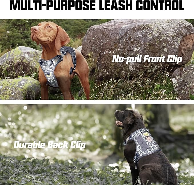 AUROTH Tactical Dog Harness for Large Dogs No Pull Adjustable Pet Harness - Image 5