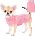 Dog Sweaters for Small Dogs Winter Dog Clothes Turtleneck Puppy Sweater Warm by viunimo