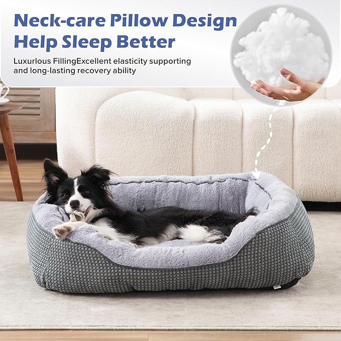 INVENHO Large Dog Beds Large Sized Dog Washable, Orthopedic Warming Soft - Image 3