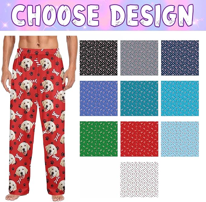 Custom Couple Pajama Pants Sock - Image 2