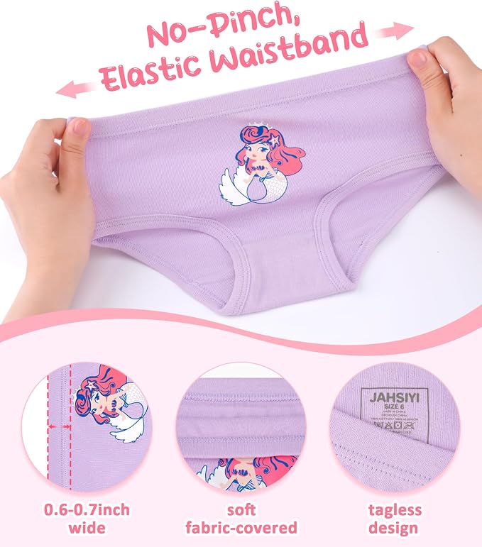 Girls and Toddlers 100% Cotton Underwear Tagless Soft Panties Size 2-3T - Image 3