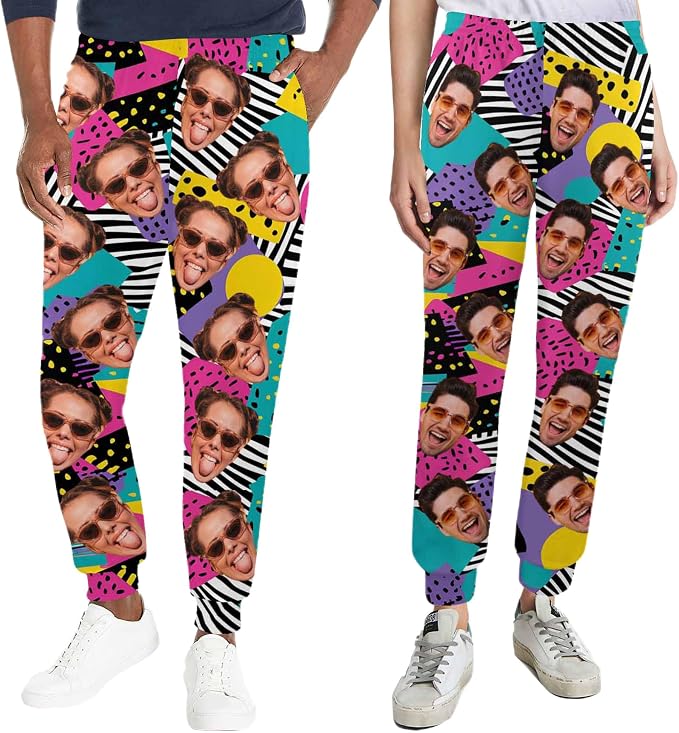 Custom Sweatpants for Men Women Personalised Joggers Pants by Artsadd