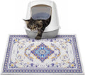 Glittme Cat Litter Mat with Non-Slip Bottom Litter Box Mat 24"x15" Litter by Glittme