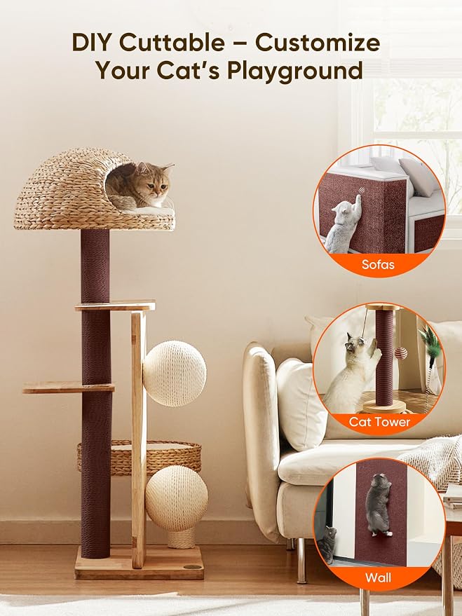 Cat Scratch Mat Furniture Protector, Eco-Friendly DIY Trimmable Self-Adhesive - Image 6