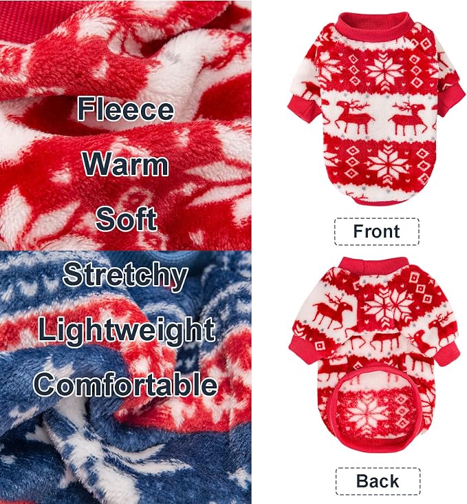 Dog Sweater, 2 Pack Dog Sweaters - Image 3