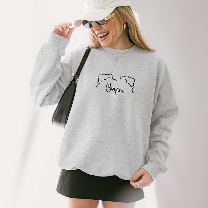 moonloom Dog Mom Sweatshirt, Animal Lover Gift, Custom crewneck - Image 2