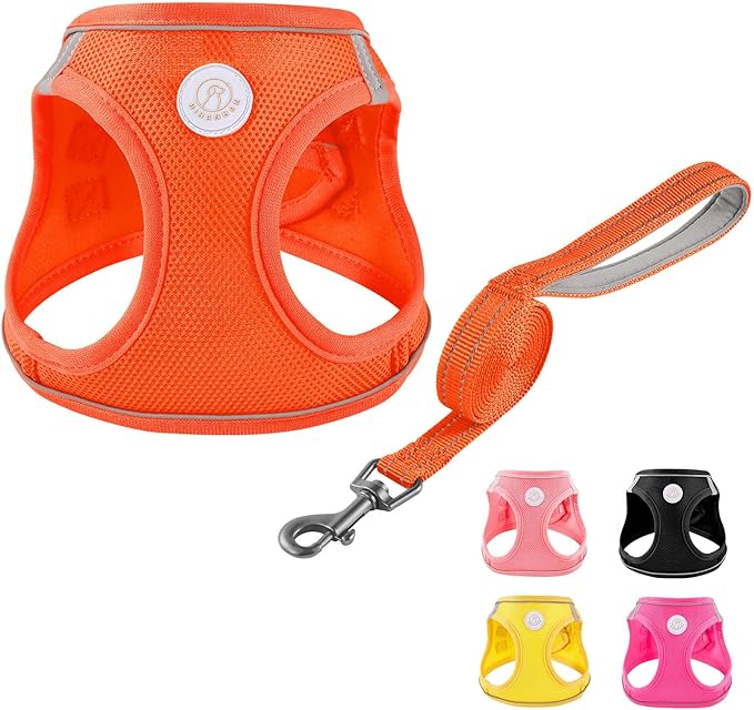 Soft Mesh Dog Harness and Leash Set, No Pull Puppy Harness and Leash Set by Unknown