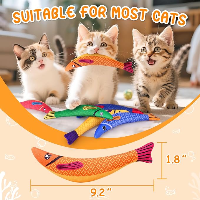 Cat Toys for Indoor Cats, 6 Pack Interactive Catnip Toys for Bored, Kitten - Image 2