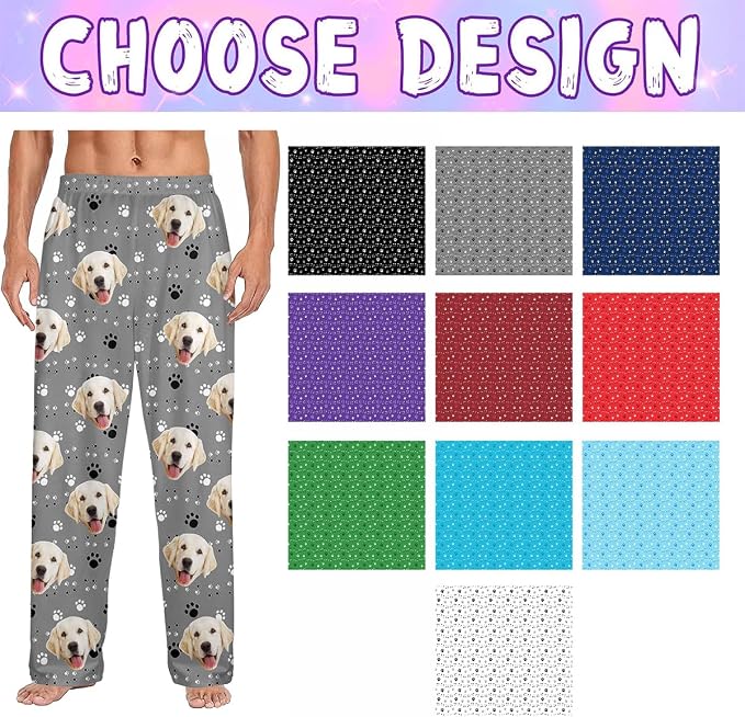 Custom Couple Pajama Pants Sock - Image 2