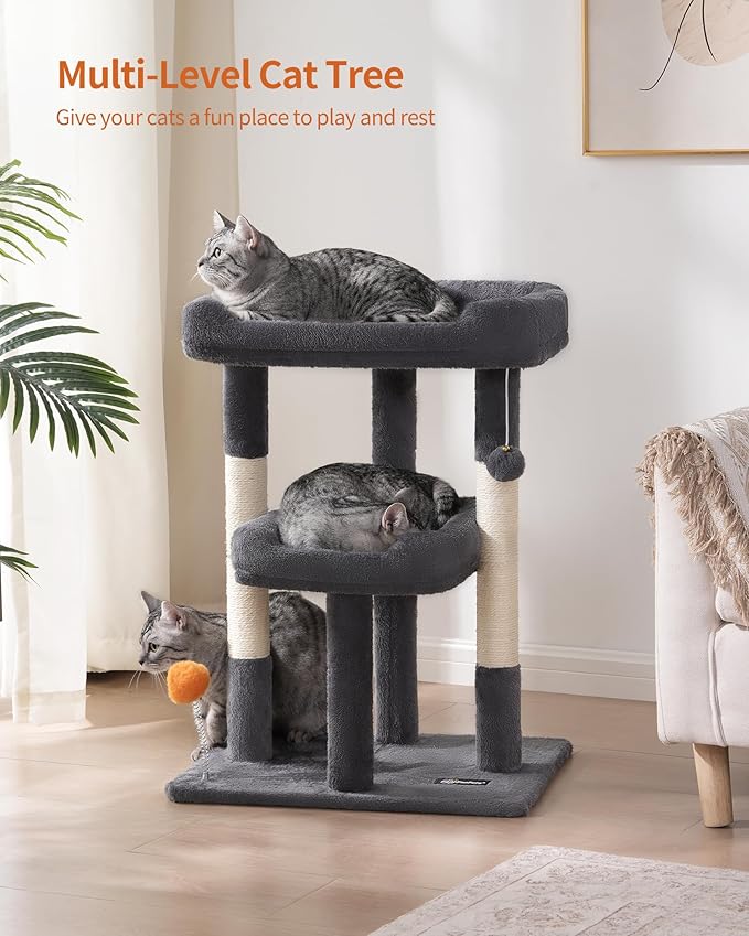 FourFurPets 27.6-Inch Cat Tree, Cat Tower - Image 4