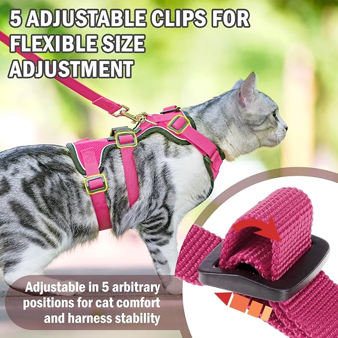 PUPTECK Cat Harness and Leash Set Escape Proof - Image 4
