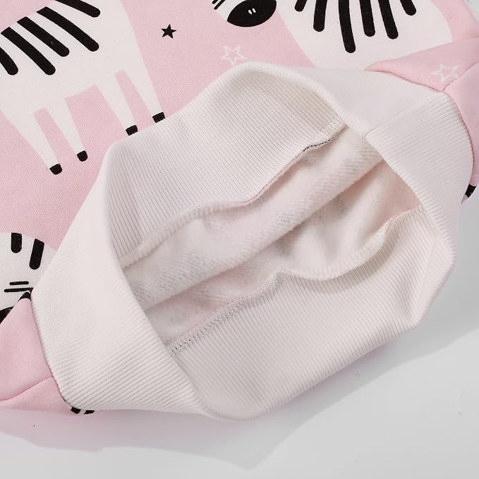 RETSUGO Toddler Baby Girls Sweatshirts Casual Pullover Crewneck Winter Long - Image 5