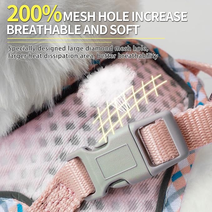 Step in Dog Harness and Leash Set, No Pull Escape Proof Vest Harness - Image 3