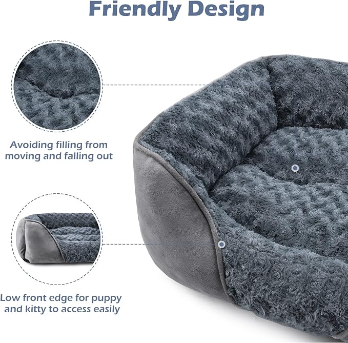 INVENHO XX-Large Dog Bed for Large Medium Small Dogs, Rectangle Washable Dog Bed - Image 5