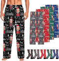 Custom Couple Pajama Pants Sock by FUNAO
