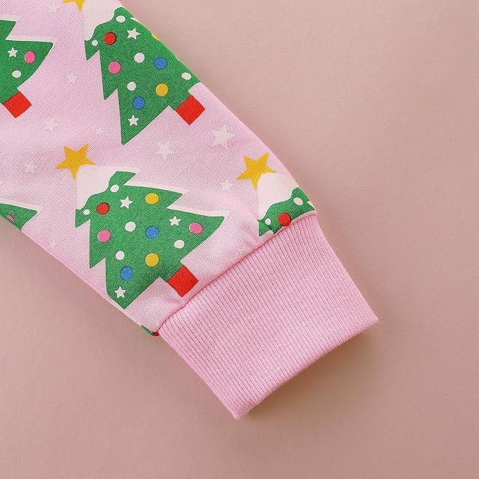 Bumeex Toddler Girl Sweatshirt Clothes Outfit, Cotton Crewneck Christmas - Image 6
