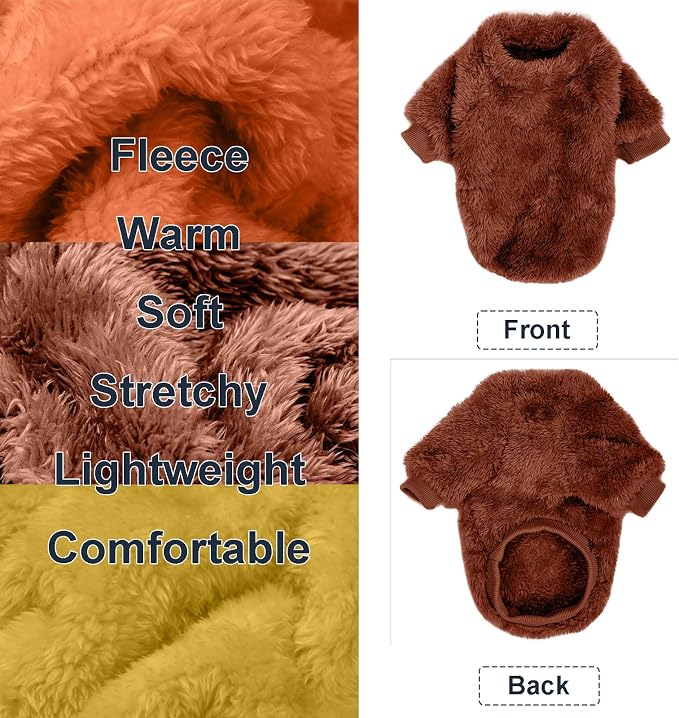 Dog Sweater, 3 Pack Dog Sweaters - Image 3